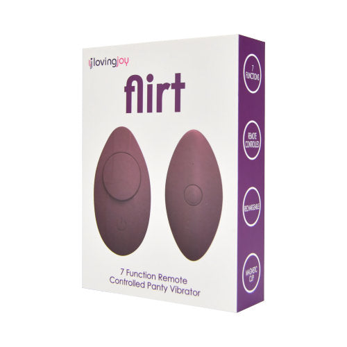 Loving Joy Flirt 7 Function Remote-Controlled Wearable Clitoral Knicker Vibrator