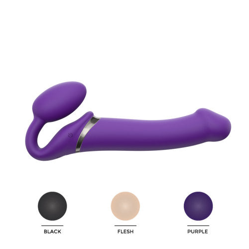 Strap-on-Me Vibrating Strap-On Large Purple