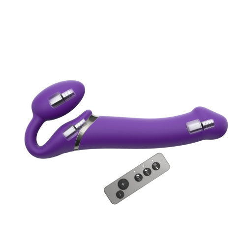 Strap-on-Me Vibrating Strap-On Large Purple