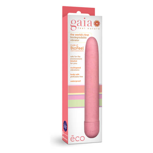 Gaia Biodegradable Eco Vibrator Pink