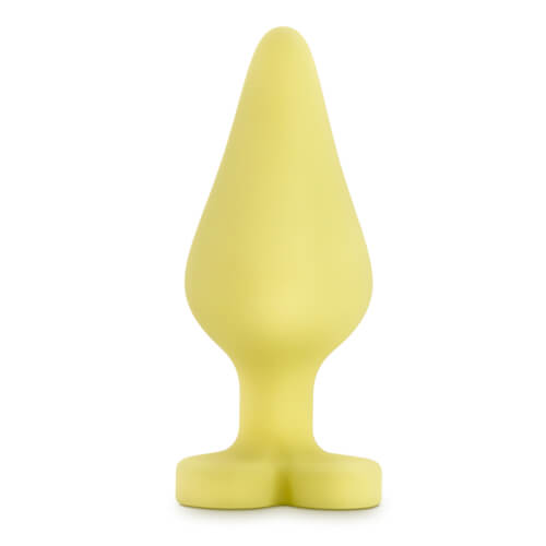 Candy Heart Butt Plug Spank Me Yellow
