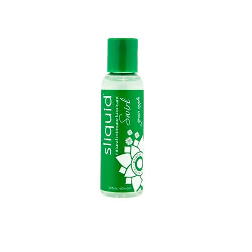 Sliquid Naturals Swirl Flavoured Lubricants-Green Apple 59ml