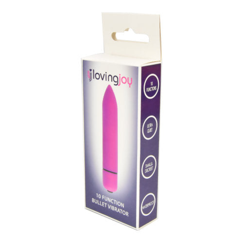 Loving Joy 10 Function Purple Bullet Vibrator