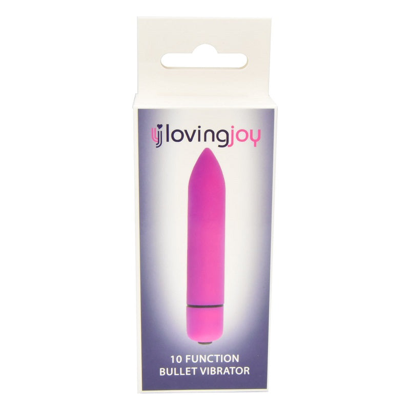 Loving Joy 10 Function Purple Bullet Vibrator