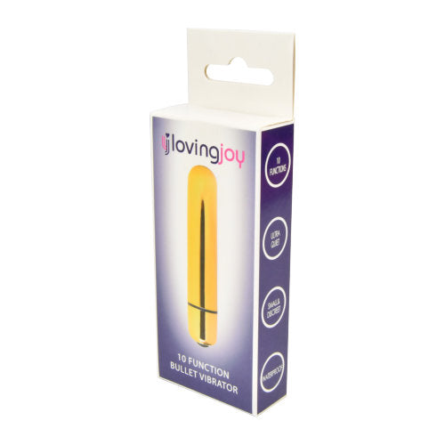 Loving Joy 10 Function Gold Bullet Vibrator