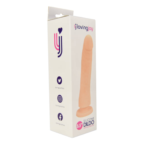 Loving Joy Realistic Silicone 8.5 Inch Strap-On Dildo