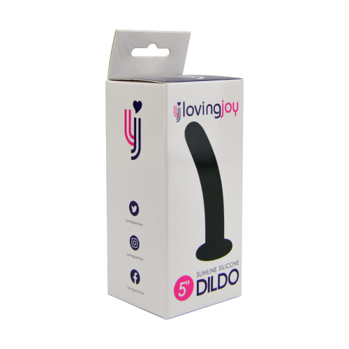 Loving Joy Slimline Silicone Dildo 5 Inch