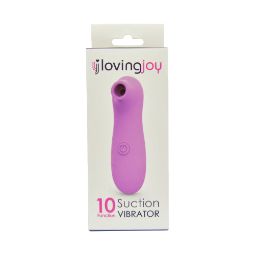 Loving Joy 10 Function Clitoral Suction Vibrator Pink