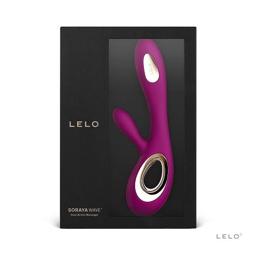 Lelo Soraya Wave Dual Action Vibrator Deep Rose