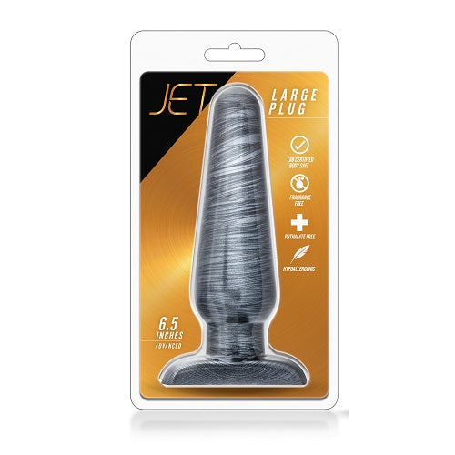 Jet Large Butt Plug Carbon